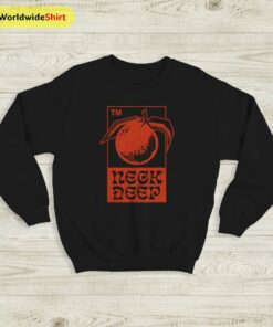 Neck Deep Orange Logo Sweatshirt Neck Deep Shirt Pop Punk Shirt