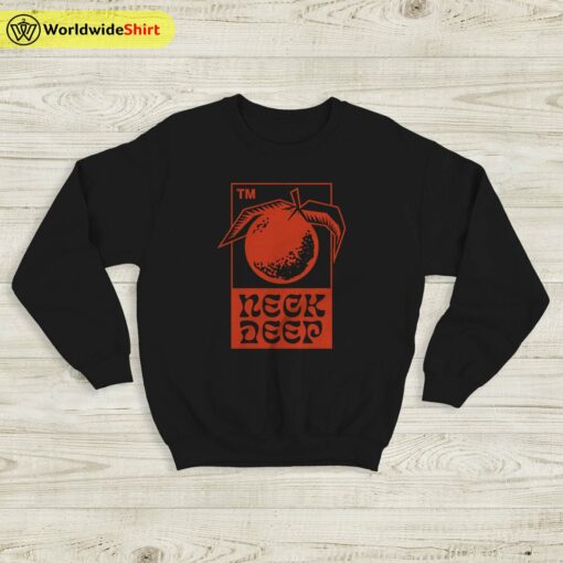 Neck Deep Orange Logo Sweatshirt Neck Deep Shirt Pop Punk Shirt