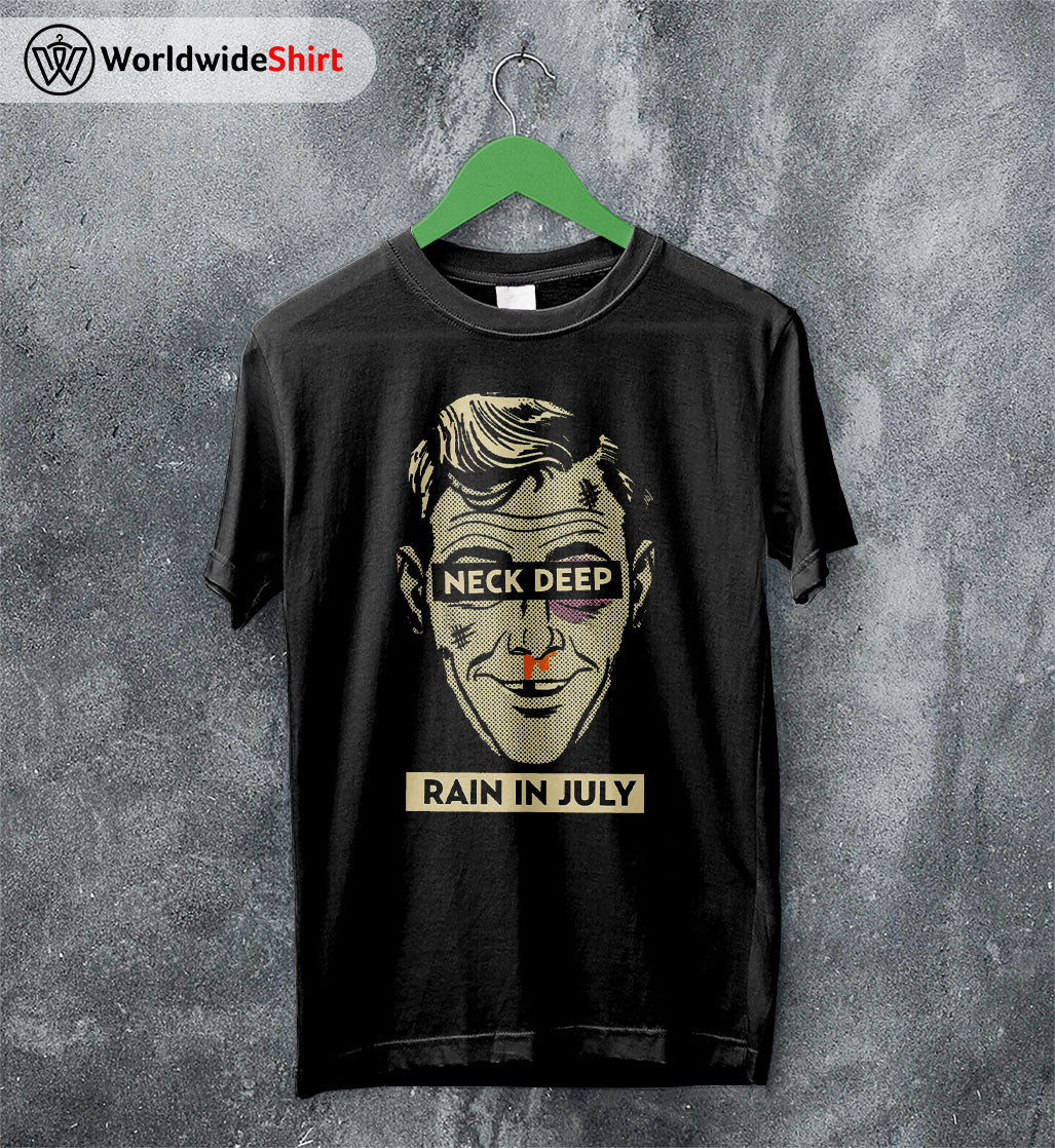 Neck Deep Rain in July T shirt Neck Deep Shirt Pop Punk Shirt Neck Deep Rain in July T shirt Neck Deep Shirt Pop Punk Shirt