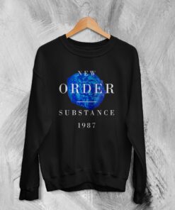 New Order Sweatshirt Substance 1987 Sweater Post-Punk Band Merch