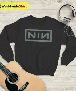 Nine Inch Nails NIN Logo Sweatshirt Nine Inch Nails Shirt Rocker Shirt