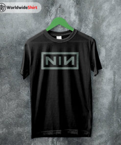 Nine Inch Nails NIN Logo T-Shirt Nine Inch Nails Shirt Rocker Shirt