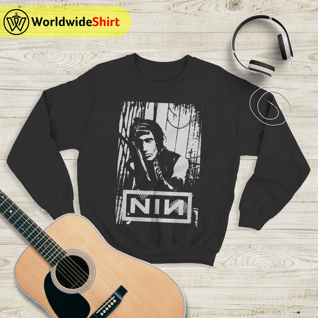 Nine Inch Nails Poster Sweatshirt Nine Inch Nails Shirt Rocker Shirt Nine Inch Nails Poster Sweatshirt Nine Inch Nails Shirt Rocker Shirt