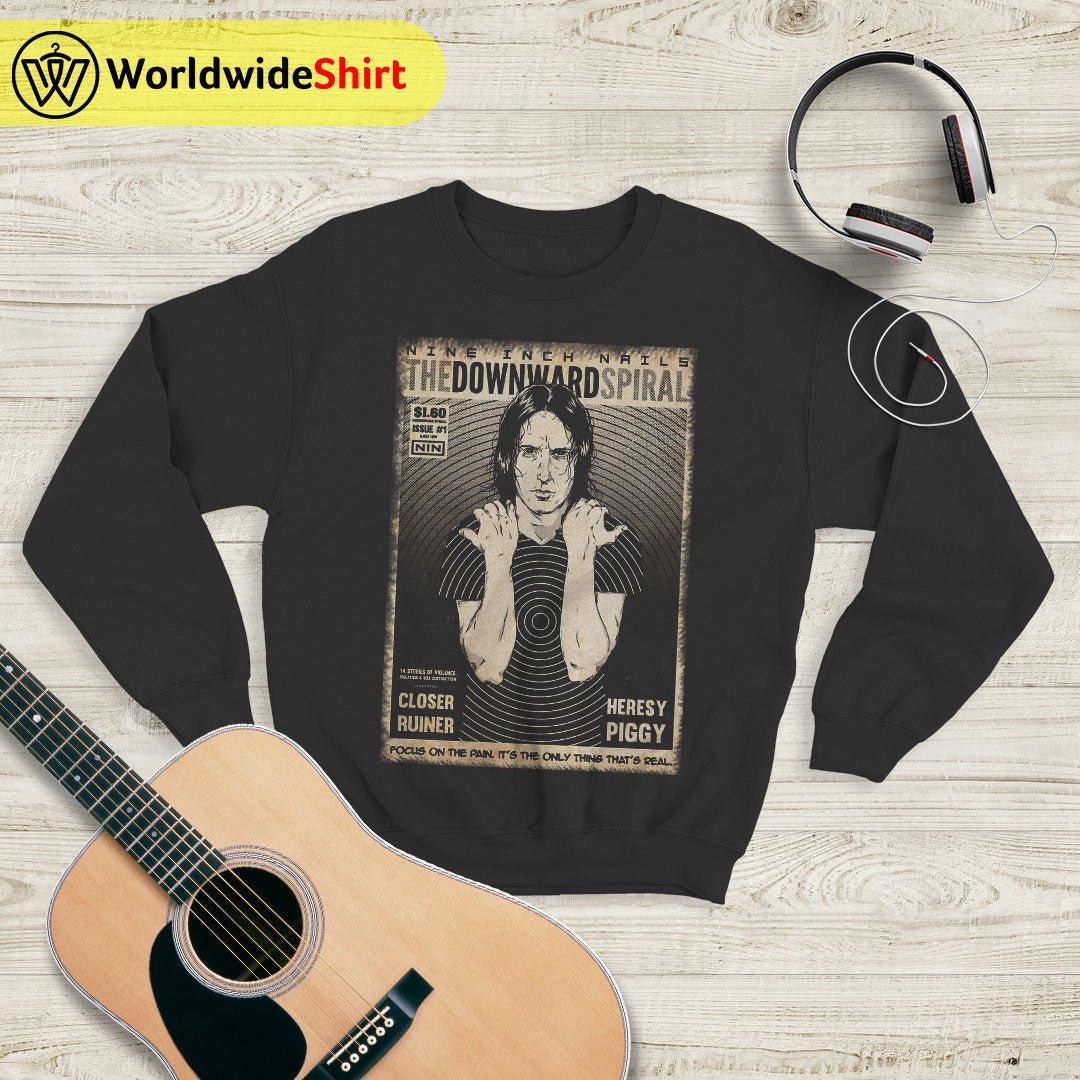 Nine Inch Nails The Downward Spiral Sweatshirt Nine Inch Nails Shirt Nine Inch Nails The Downward Spiral Sweatshirt Nine Inch Nails Shirt