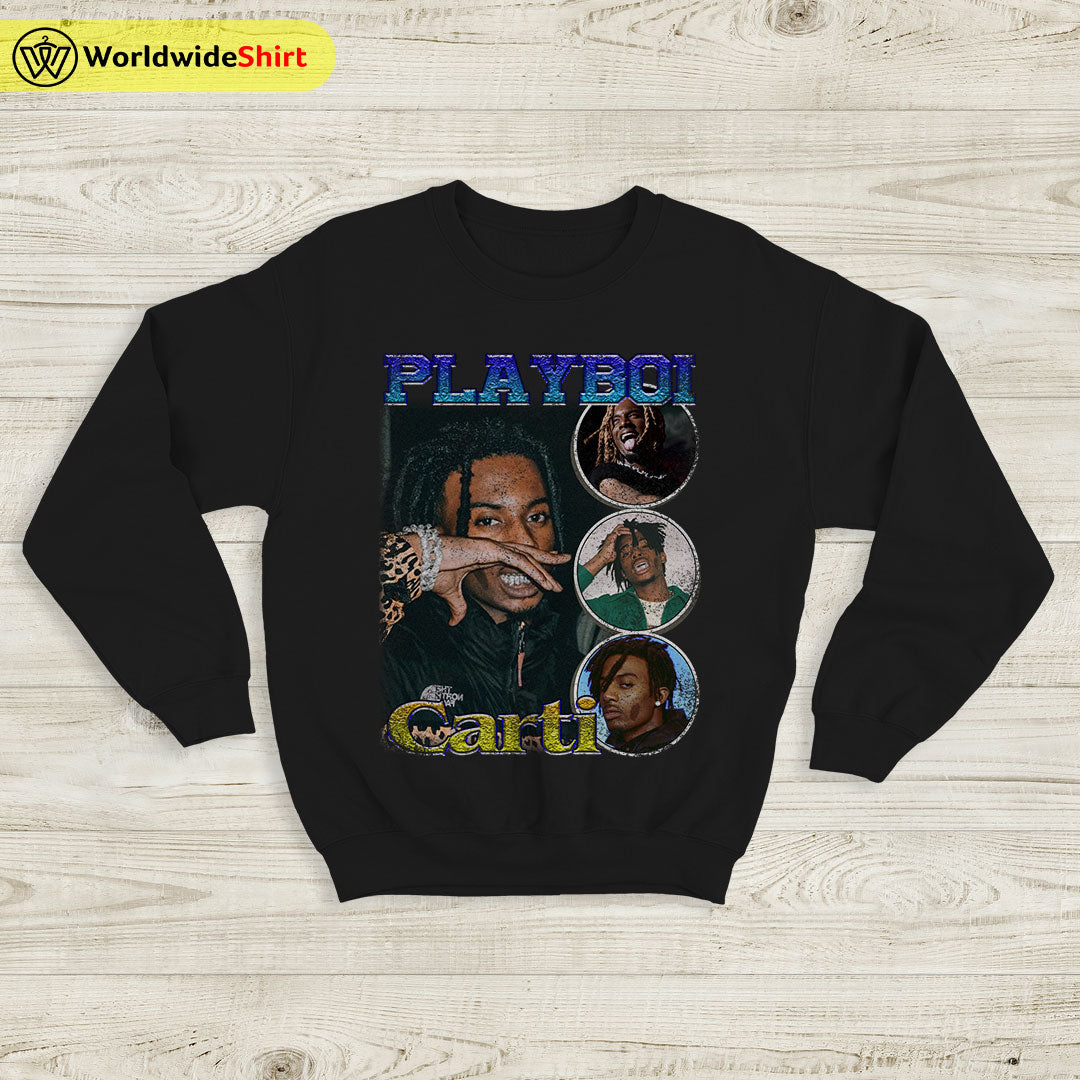Playboi Carti Vintage 90s Sweatshirt Playboi Carti Shirt Rap Shirt Playboi Carti Vintage 90s Sweatshirt Playboi Carti Shirt Rap Shirt