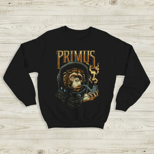 Primus Band Monkey Astronaut Sweatshirt Primus Shirt Music Shirt