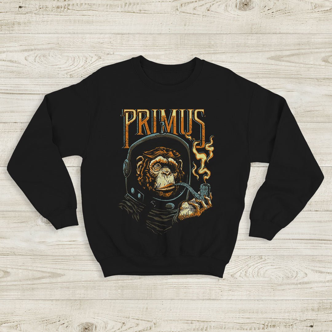 Primus Band Monkey Astronaut Sweatshirt Primus Shirt Music Shirt Primus Band Monkey Astronaut Sweatshirt Primus Shirt Music Shirt