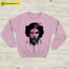 Princess Leia Rebel Graphic Sweatshirt David Bowie Shirt Music Shirt