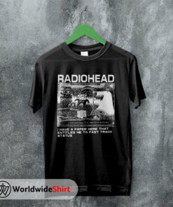Radiohead Shirt Radiohead Ice Caps Melting T-Shirt Radiohead Merch