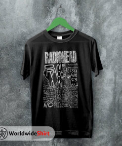 Radiohead Shirt Radiohead Prague Poster T Shirt Radiohead Merch