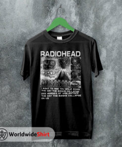 Radiohead Shirt Radiohead Volcano Erupts T Shirt Radiohead Merch