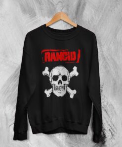Rancid Logo Sweatshirt Punk Band Sweater Rancid Shirt Vintage Hardcore
