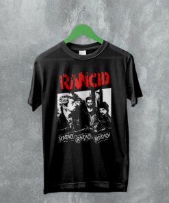 Rancid T-Shirt Radio Radio Radio Tee Album Art Shirt Punk Rock Band