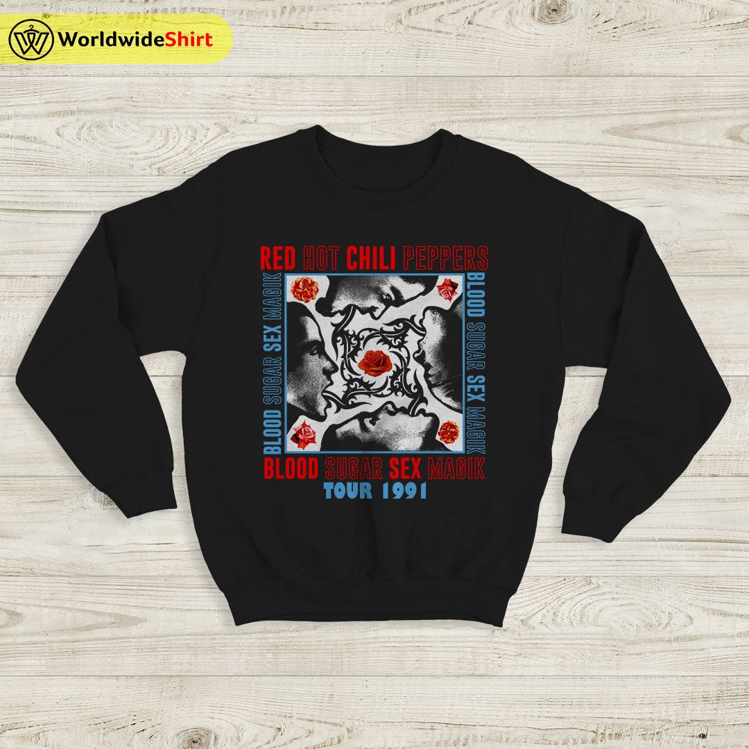 Red Hot Chili Peppers Sweatshirt Blood Sugar Magik Vintage Tour Sweater RHCP Sweatshirt Red Hot Chili Peppers Sweatshirt Blood Sugar Magik Vintage Tour Sweater RHCP Sweatshirt