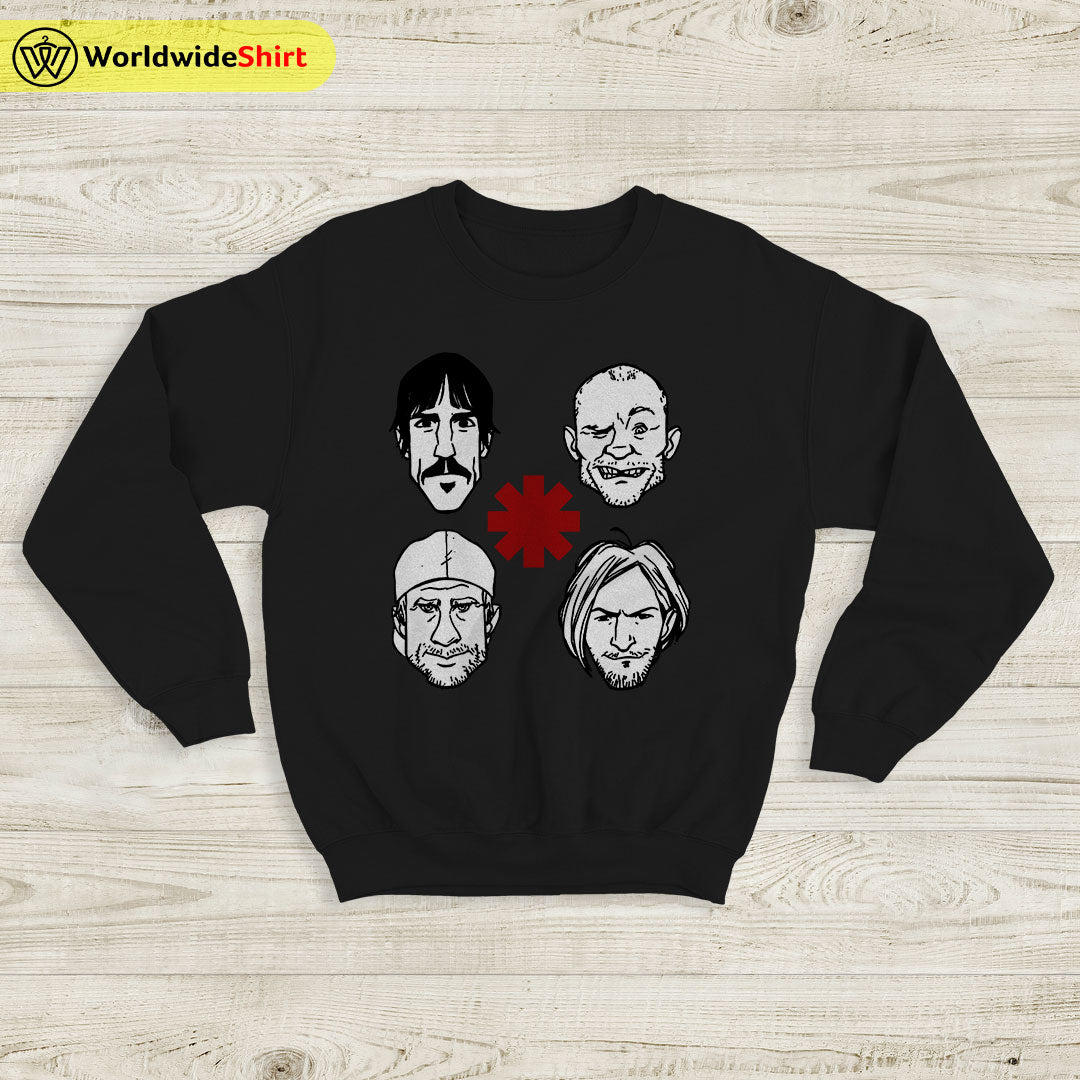 Red Hot Chili Peppers Sweatshirt Member RHCP Sweatshirt Red Hot Chili Peppers Sweatshirt Member RHCP Sweatshirt