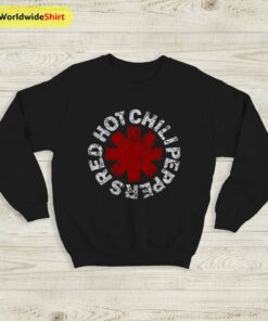 Red Hot Chili Peppers Sweatshirt Vintage RHCP Logo Sweatshirt