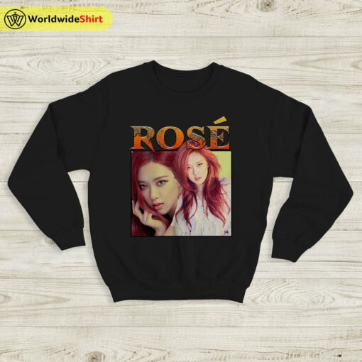 Rose Raptee Vintage 90’s Sweatshirt BLACKPINK Shirt KPOP Shirt