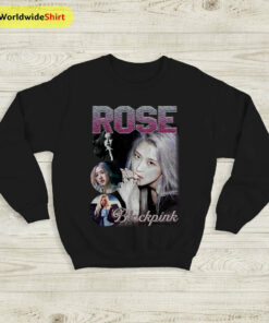 Rose Vintage 90’s Sweatshirt BLACKPINK Shirt KPOP Shirt