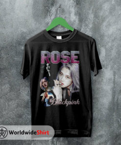Rose Vintage 90’s T-Shirt BLACKPINK Shirt KPOP Shirt