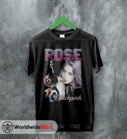 Rose Vintage 90’s T-Shirt BLACKPINK Shirt KPOP Shirt