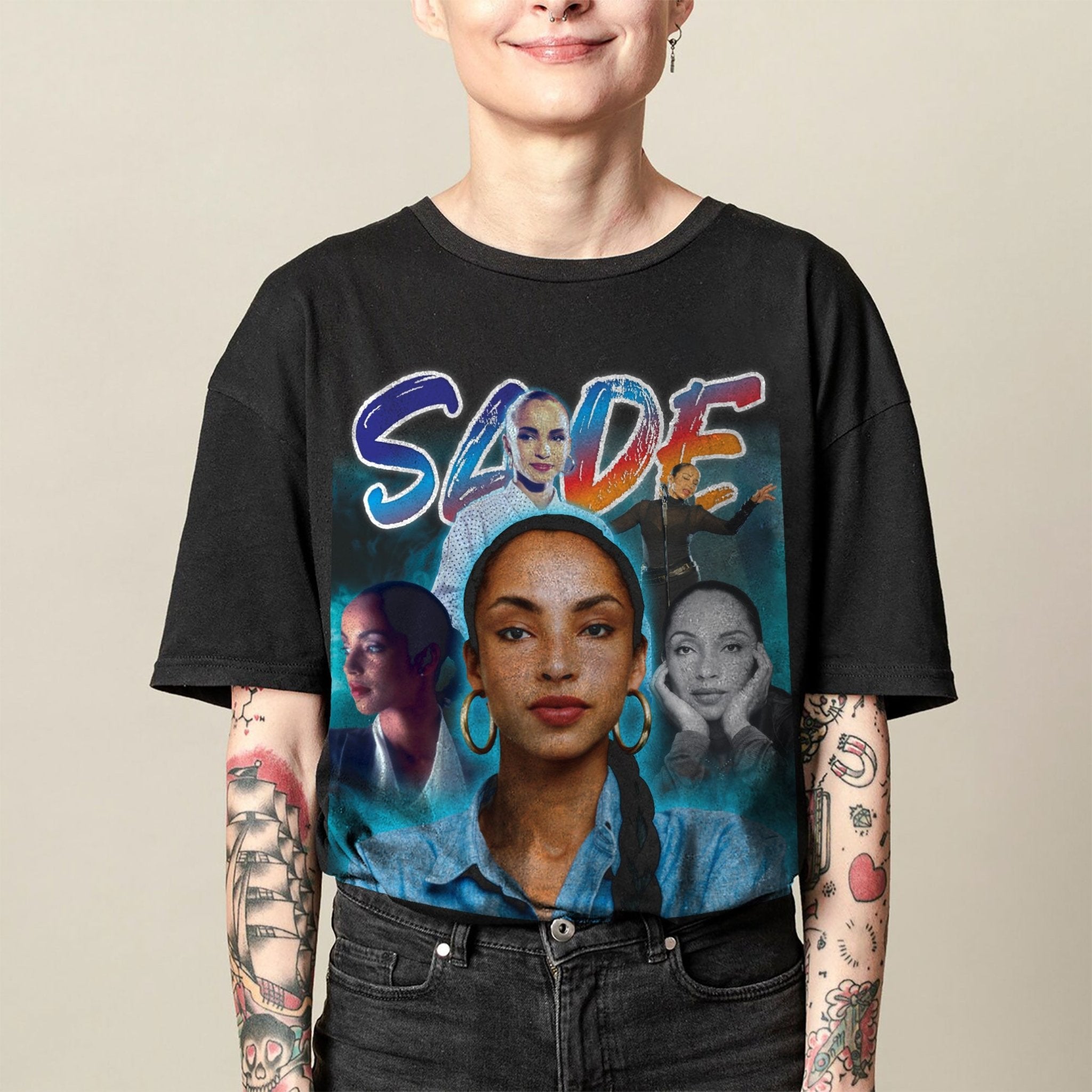 Sade T-Shirt Bootleg Music Shirt Pop Culture Sade Adu Merch Sade T-Shirt Bootleg Music Shirt Pop Culture Sade Adu Merch