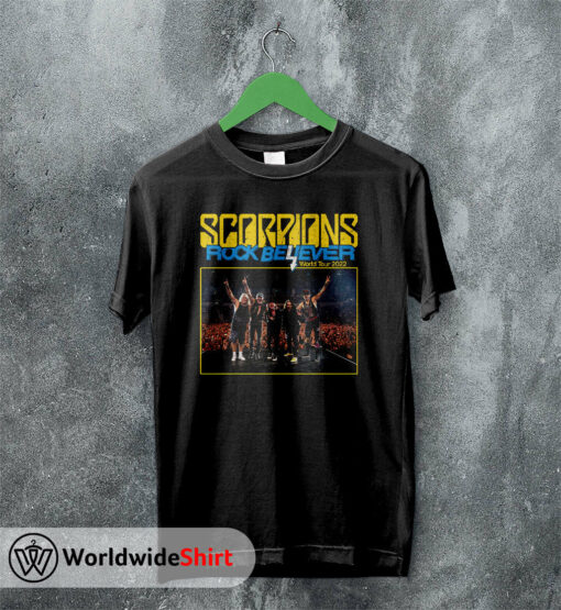 Scorpions Rock Believer 2022 Tour T shirt Scorpions Shirt Band Shirt
