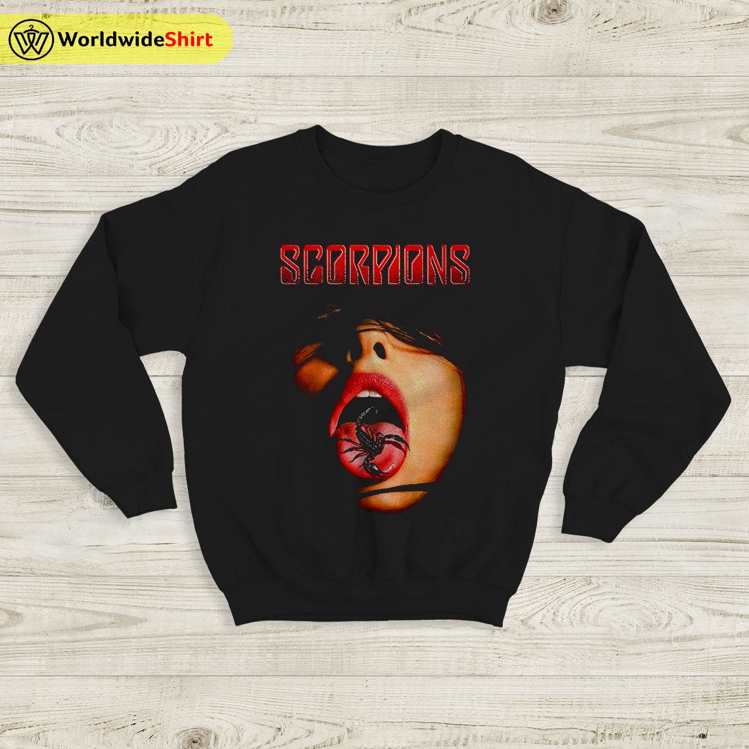 Scorpions Vintage 90’s Sweatshirt Scorpions Shirt Band Shirt