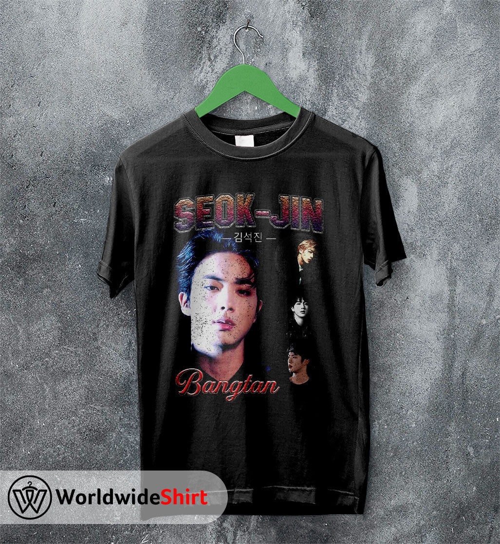 Seok Jin Vintage 90's Shirt Bangtan Boys T-Shirt K-pop BTS Tee Seok Jin Vintage 90's Shirt Bangtan Boys T-Shirt K-pop BTS Tee