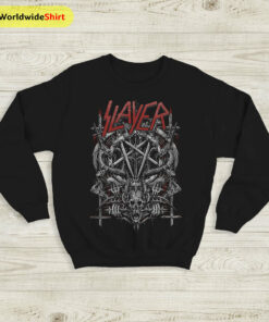 Slayer Band Vintage 80’s Poster Sweatshirt Slayer Band Shirt Metal Band