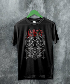 Slayer Band Vintage 80’s Poster T-shirt Slayer Band Shirt Metal Band