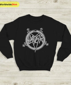 Slayer Band Vintage 90’s Logo Sweatshirt Slayer Band Shirt Metal Band