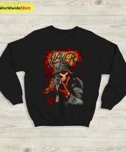 Slayer Band Vintage Tour Poster Sweatshirt Slayer Band Shirt Metal Band