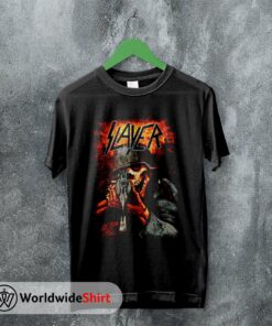 Slayer Band Vintage Tour Poster T-shirt Slayer Band Shirt Metal Band