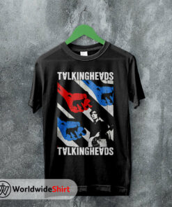 Talking Heads Vintage Poster T shirt Talking Heads Shirt Music Shirt