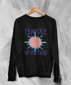 Temple Of The Dog Sweatshirt Logo Sun Sweater Surfing Tee Grunge Merch