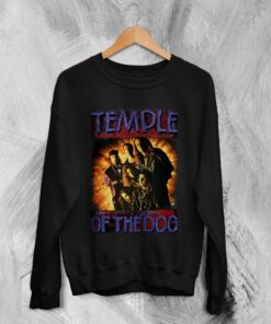 Temple Of The Dog Sweatshirt Vintage 90s Band Sweater Rock Tour Tee