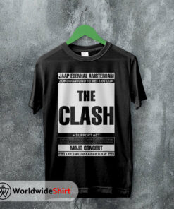 The Clash T Shirt Amsterdam Tour 90’s T Shirt The Clash Shirt