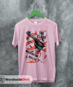 The Clash T Shirt The Clash Washington Bullets T Shirt The Clash Shirt