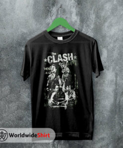 The Clash T Shirt The Clash White Riot Vintage T-Shirt The Clash Shirt