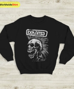 The Exploited Logo Vintage Sweatshirt The Exploited Shirt Music Shirt