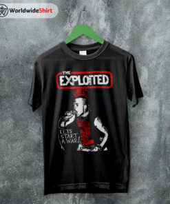 The Exploited Tour 90’s Vintage T Shirt The Exploited Shirt Music Shirt
