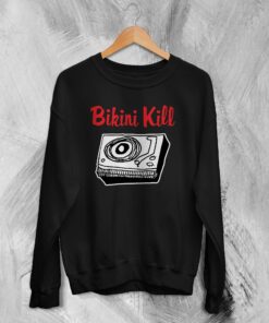 The Singles Logo Sweatshirt Bikini Kill Shirt Vinyl Album Art Sweater