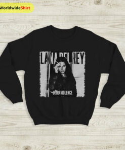 Ultraviolence Black And White Sweatshirt Lana Del Rey Shirt Lana Merch