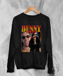 Vintage Bad Bunny 90’s Sweatshirt Bad Bunny Raptee Rapper Sweater
