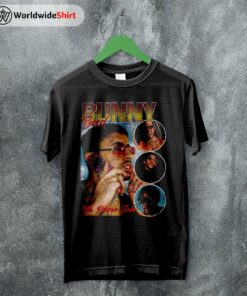 Vintage Bad Bunny 90’s T Shirt Bad Bunny Shirt Rapper Shirt