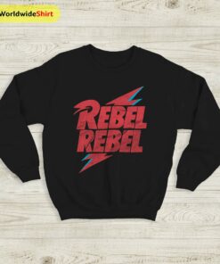 Vintage David Bowie Rebel Sweatshirt David Bowie Shirt Music Shirt