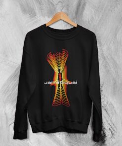 Vintage Jamiroquai Sweatshirt Buffalo Man Logo Sweater Funk Band Merch