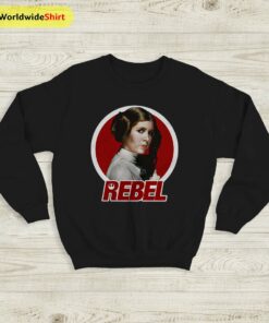 Vintage Princess Leia Rebel Sweatshirt David Bowie Shirt Music Shirt