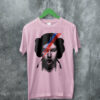 Vintage Princess Leia Rebel T Shirt David Bowie Shirt Music Shirt