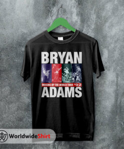 Waking Up The World Tour ’92 T-Shirt Bryan Adams Shirt Music Shirt